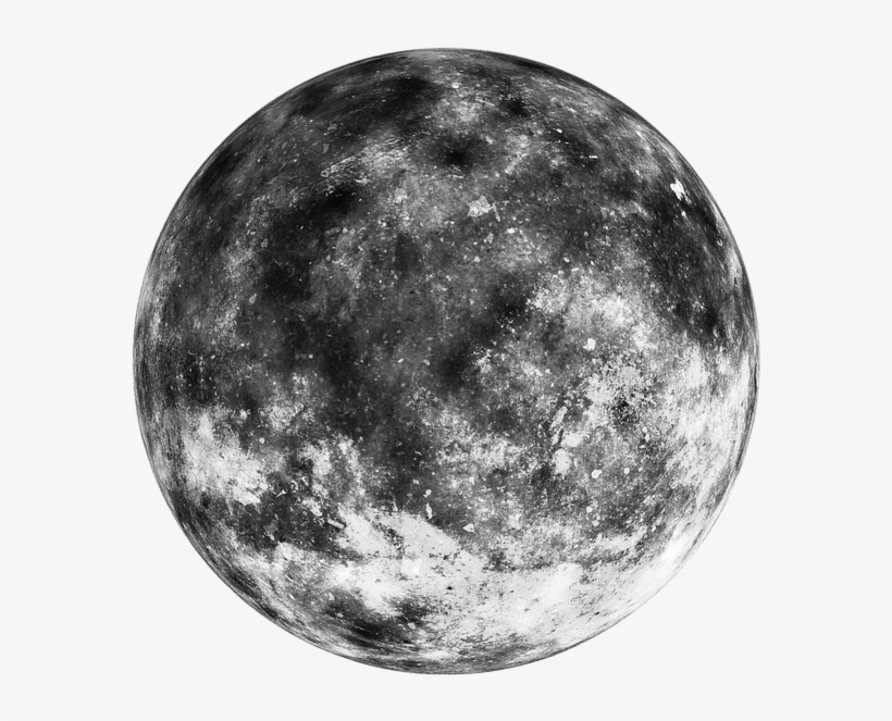 Dark Moon - Planets Transparent, transparent png #15143