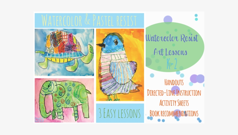 Watercolor And Pastel Resist Art Lessons - Watercolor Art Lessons, transparent png #15144