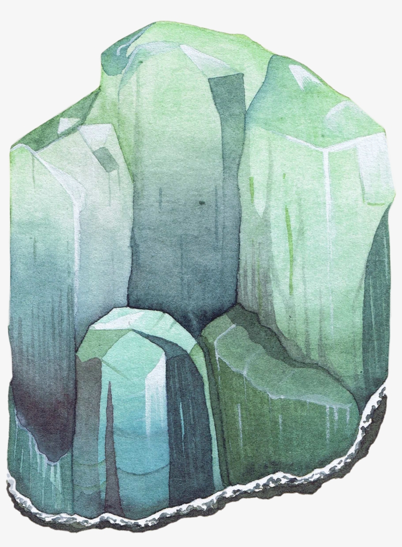 Here Are Some Of The Minerals I've Painted Below, And - Portable Network Graphics, transparent png #15182