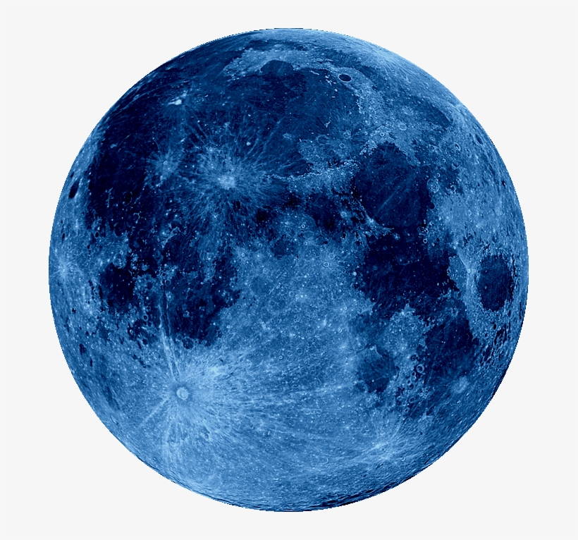 Free Icons Png - Full Blue Moon Png, transparent png #15222