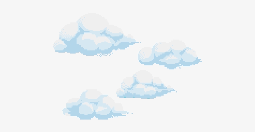 Clouds - Pixel Clouds Transparent, transparent png #15550