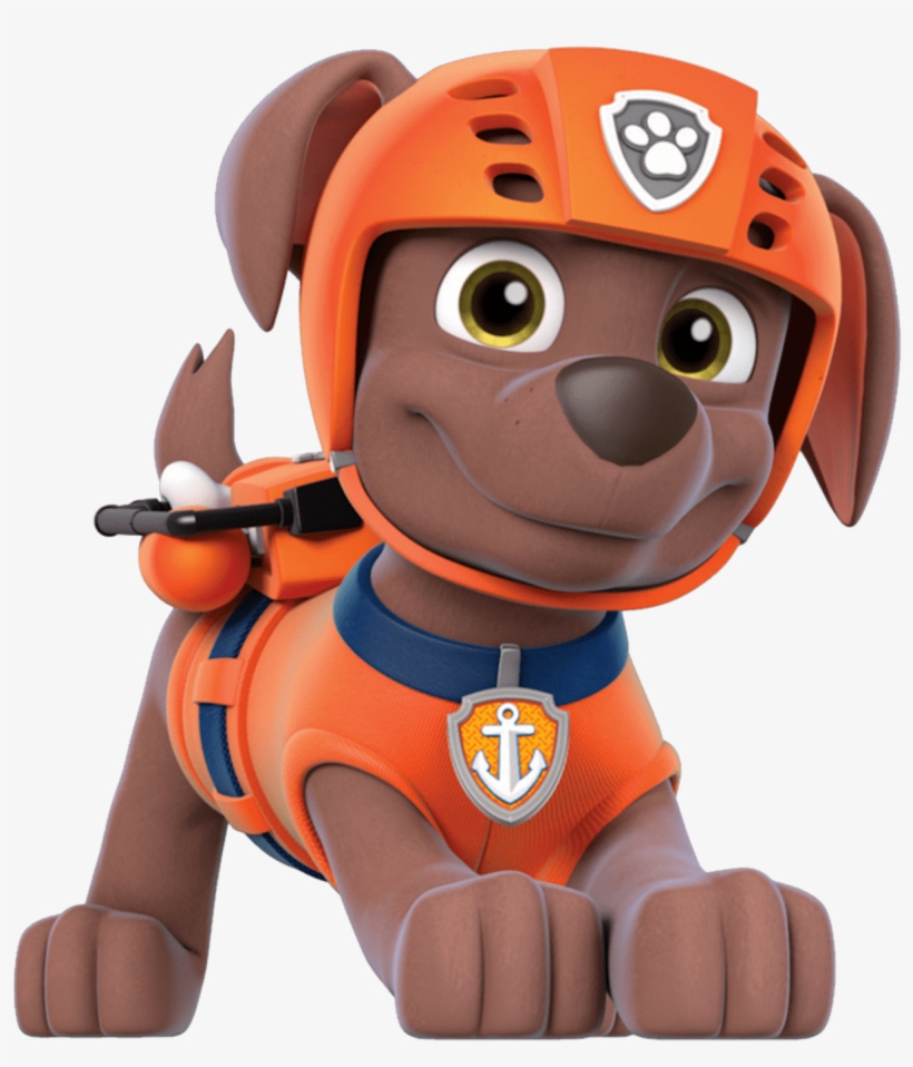 Zuma Paw Patrol Clipart Png Vector Freeuse - Paw Patrol - Zuma Action Pack  Pup And Badge - Free Transparent PNG Download - PNGkey