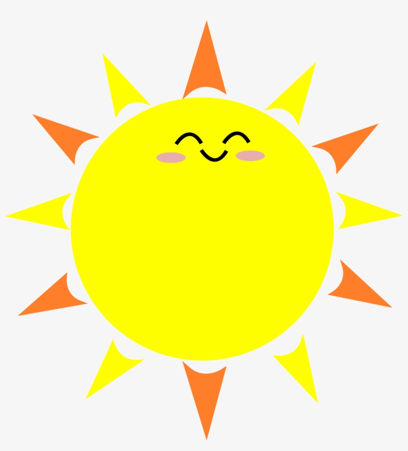 Happy Sun Png Freeuse - Transparent Background Sun Clip Art, transparent png #15757