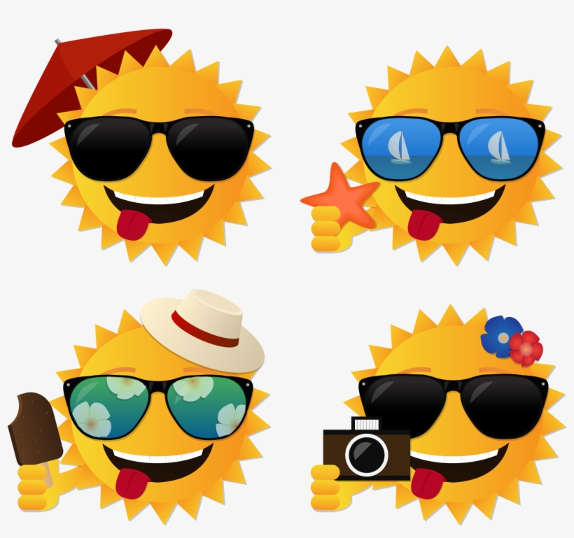 Summer Vector Sun 1656*1655 Transprent Png Free Download - Vector Graphics, transparent png #15780