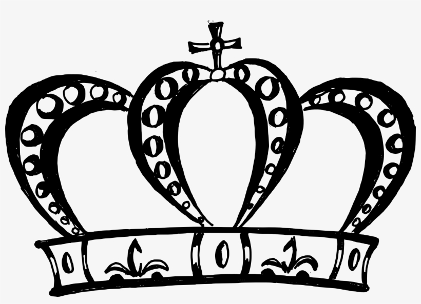 Free Download - Crown Png Black, transparent png #15881