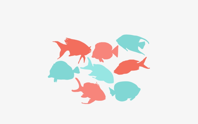 Tropical Fish Clipart Png File - Tropical Fish Silhouette Png, transparent png #15982