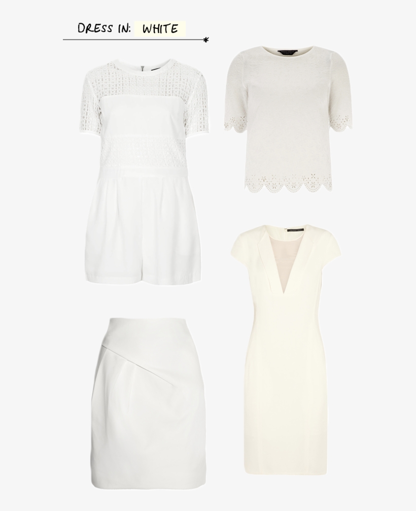 I Love How She Can Rock Summer Whites 2 Ways And Look - Cocktail Dress, transparent png #16001