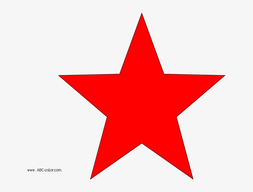 Raster Clipart Star - Red Star Cut Outs, transparent png #16226
