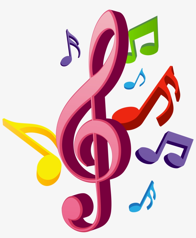 Music Notes Png Clip Art, transparent png #16432