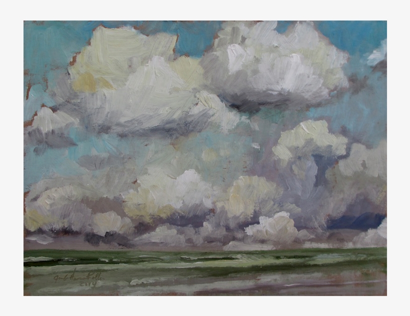 Mixed Clouds - Painting, transparent png #16438