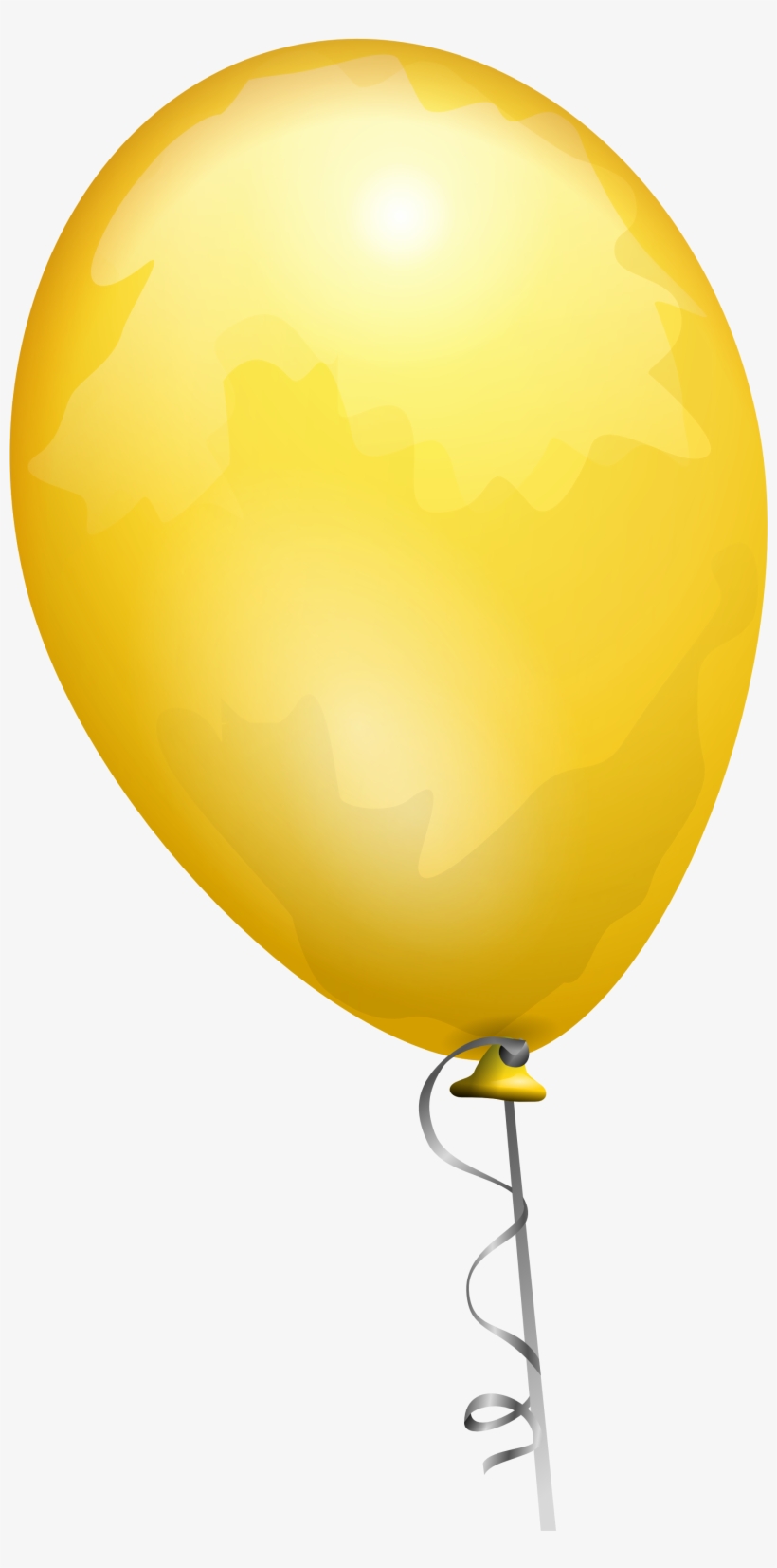 Yellow Balloon Png Image - Balloon Clip Art, transparent png #16522