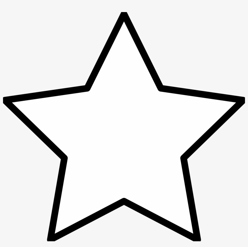 Star Clipart - Star Clipart Black And White, transparent png #16563