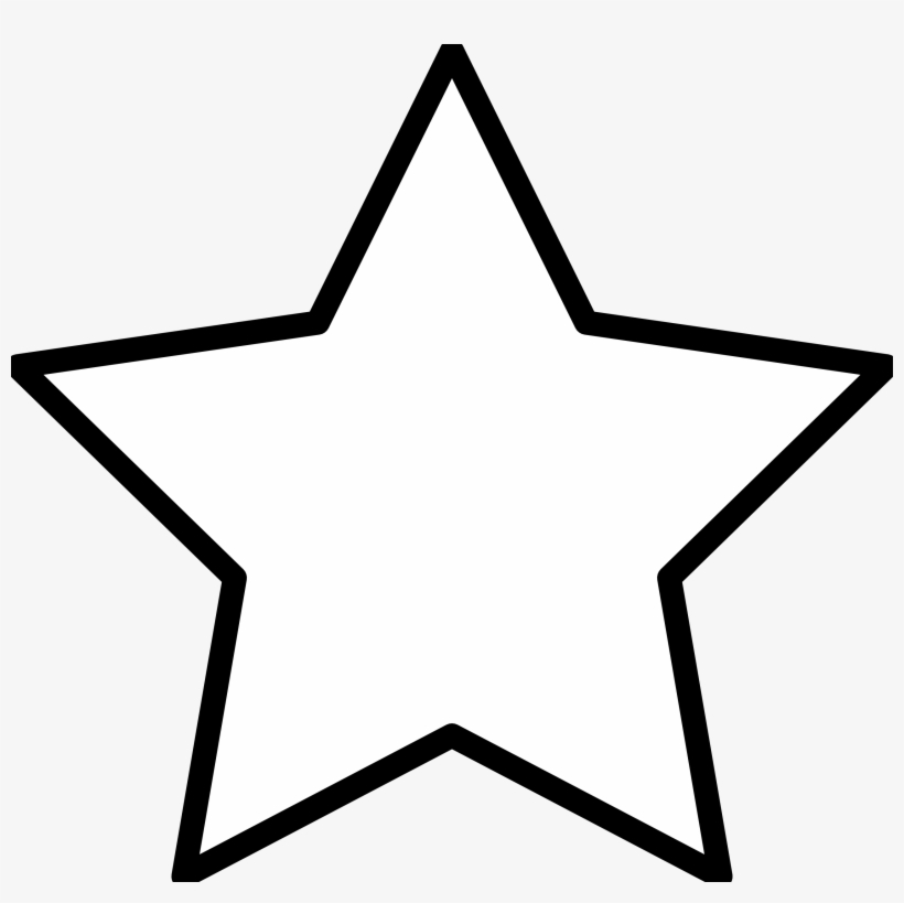 Star Clipart - Star Clipart Black And White, transparent png #16563