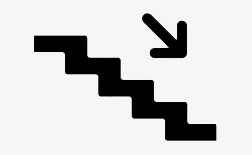 Stairs Down Icon - Bless The Rains Down In Africa Meme, transparent png #16717
