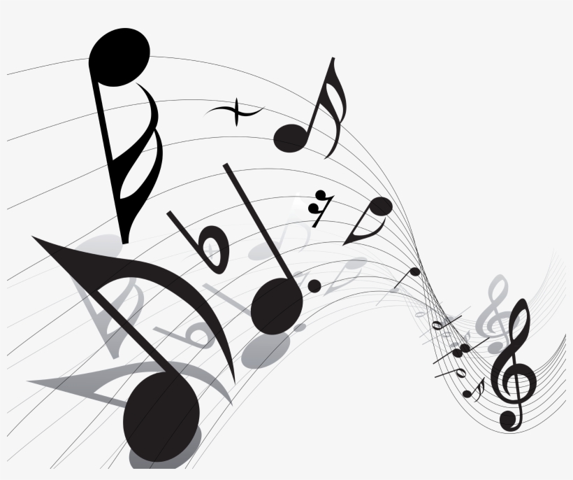 Music Notes Png Vector, transparent png #16809