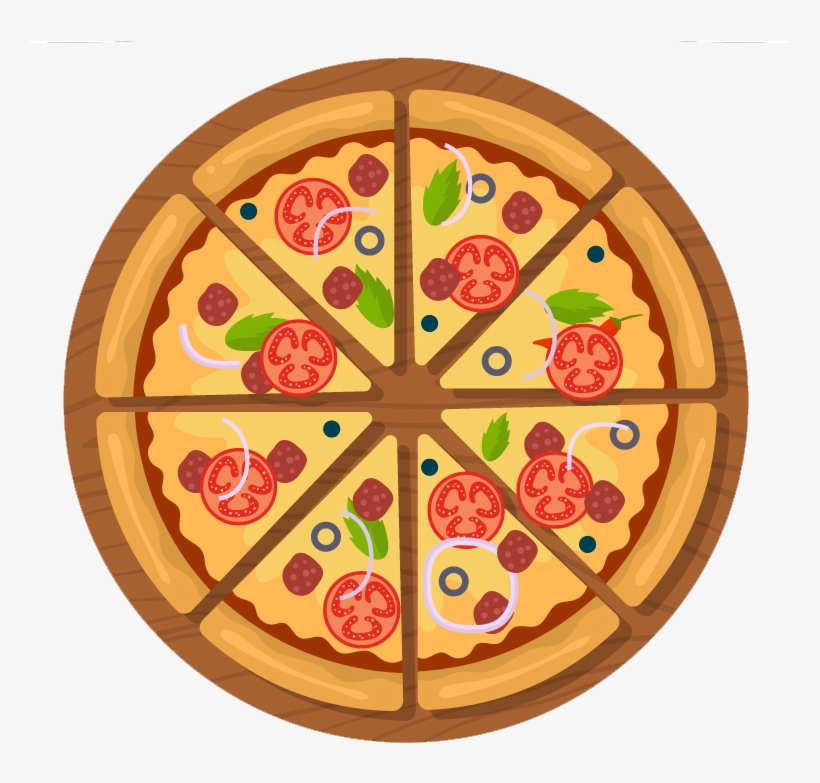 Free Pizza Png Image Vector Pizza Free Transparent Png Download Pngkey