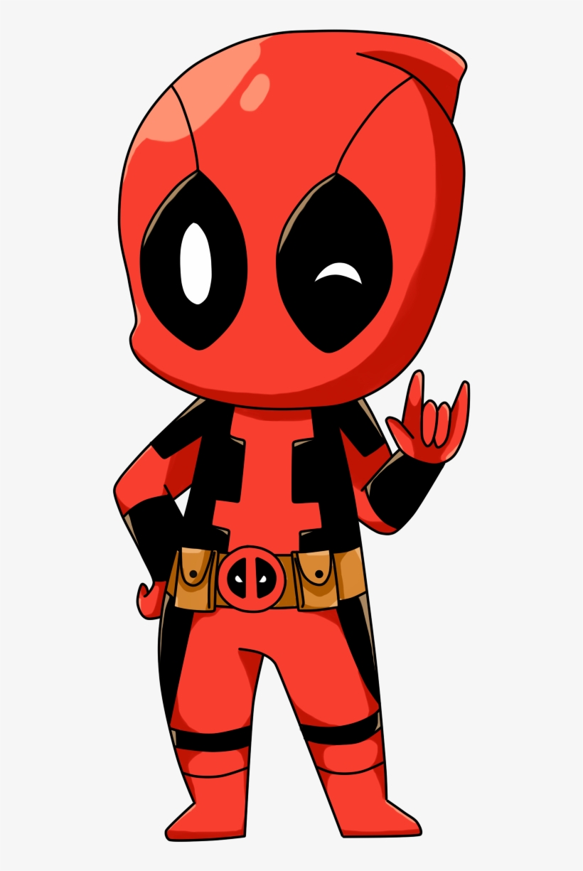 Картинки По Запросу Дэдпул Чиби - Cartoon, transparent png #16889