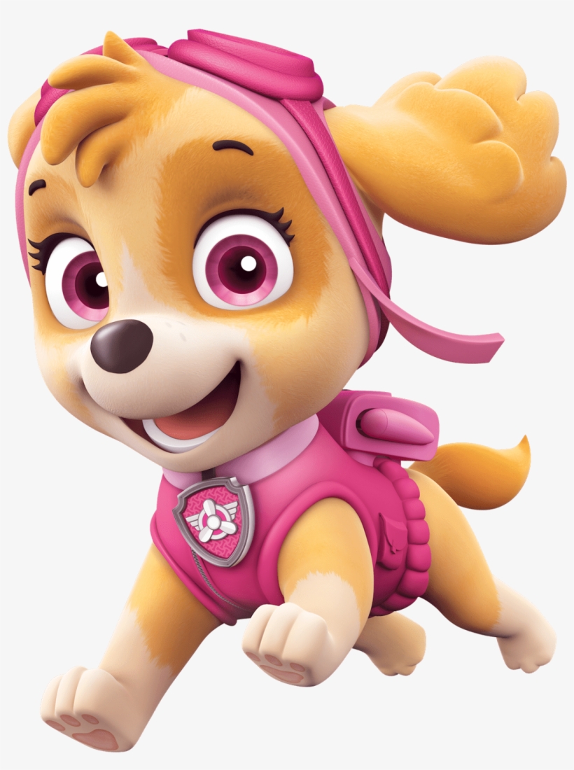 Pink Dog Bone Clipart - Skye Paw Patrol Png, transparent png #16944