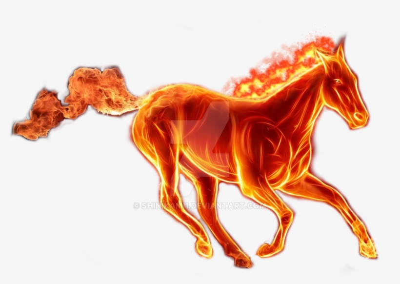 Firehorse Png By Shinikami On Deviantart - Fire Horse Png, transparent png #17393