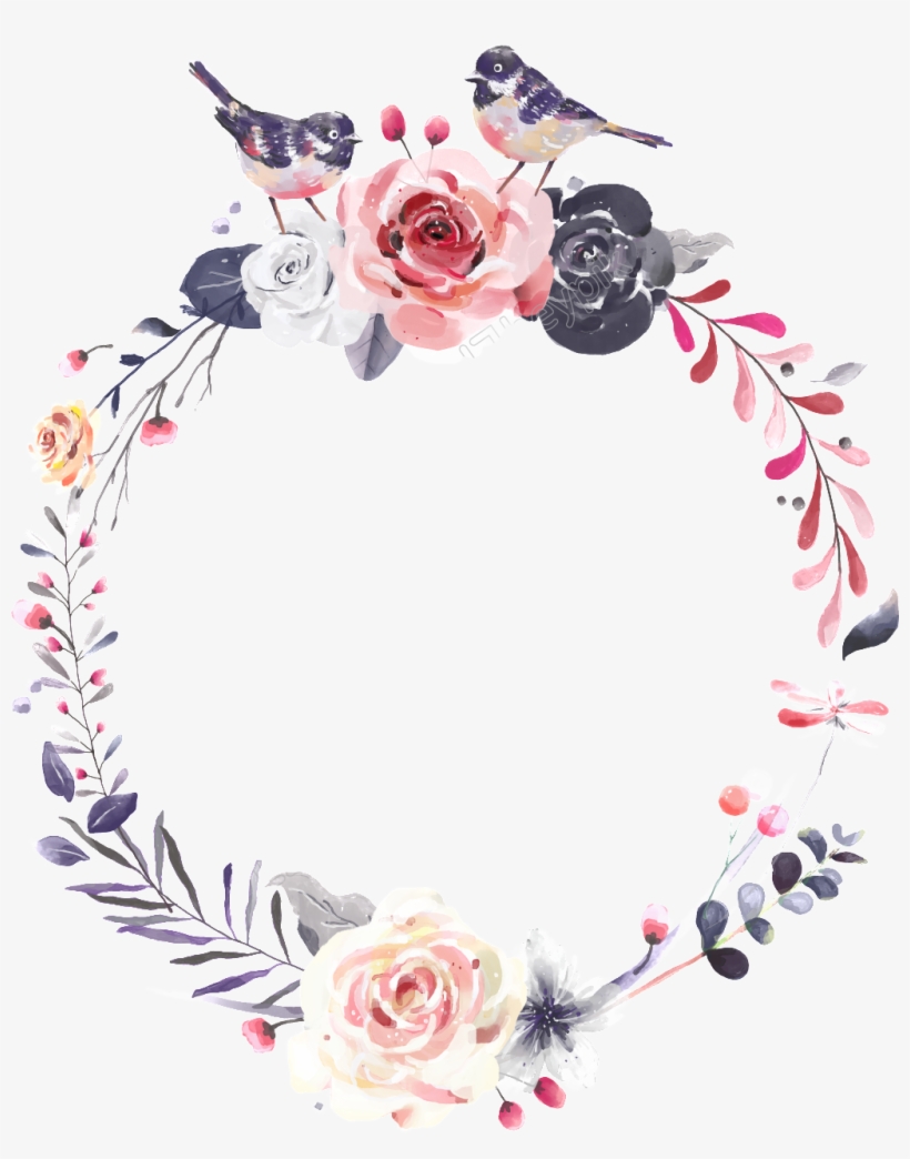 Hand Painted Rose Png Free Download - Portable Network Graphics, transparent png #17528