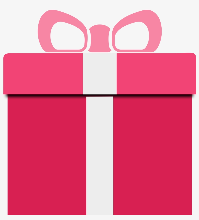 Gift Box Pink Icons Png - Gift Box Clip Art, transparent png #17546