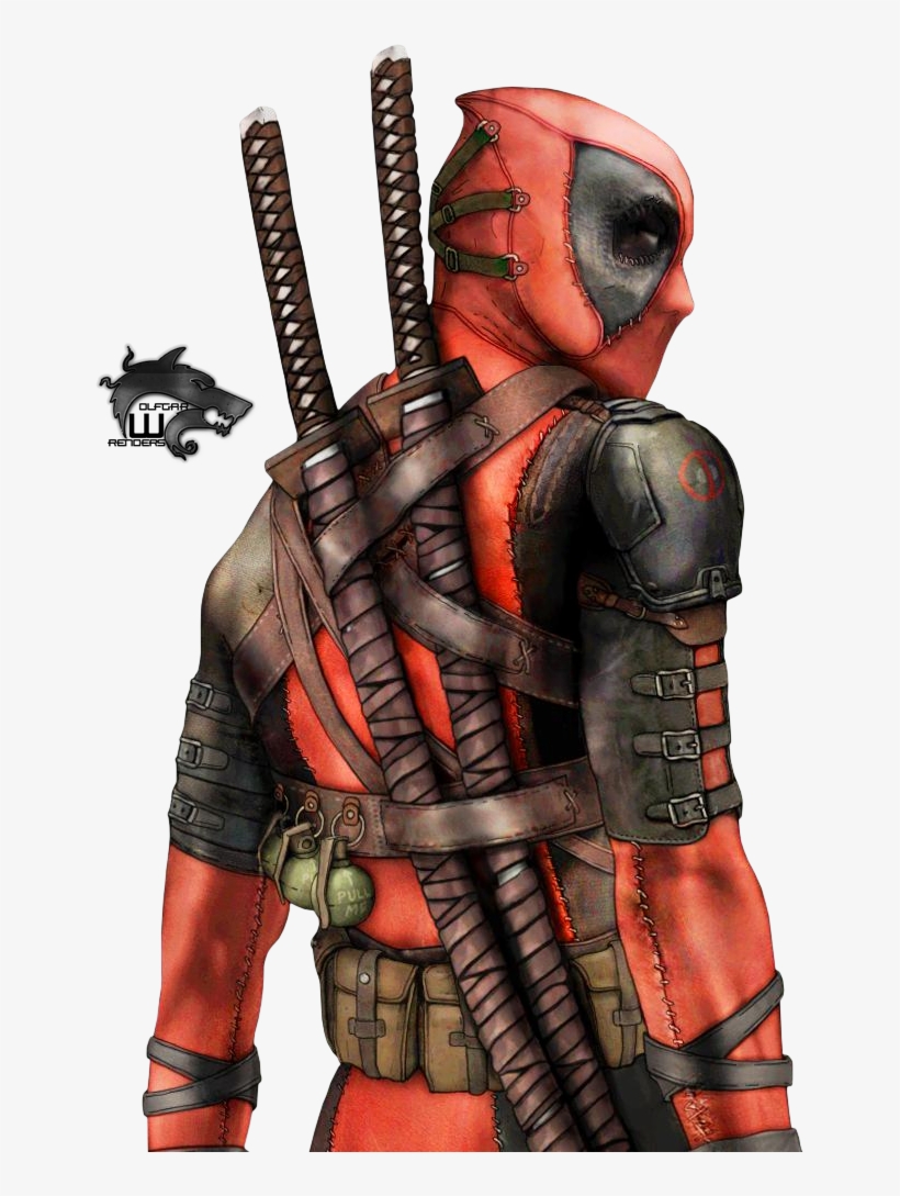 Deadpool Render By ~keithchildress On Deviantart - Marvel Art Wallpaper Deadpool, transparent png #17549