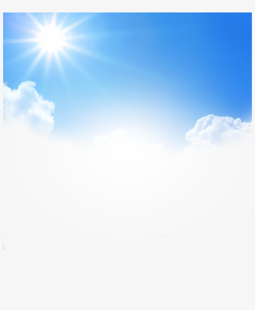 Blue Sky With Clouds Png Image Library Download - Sunlight, transparent png #17759