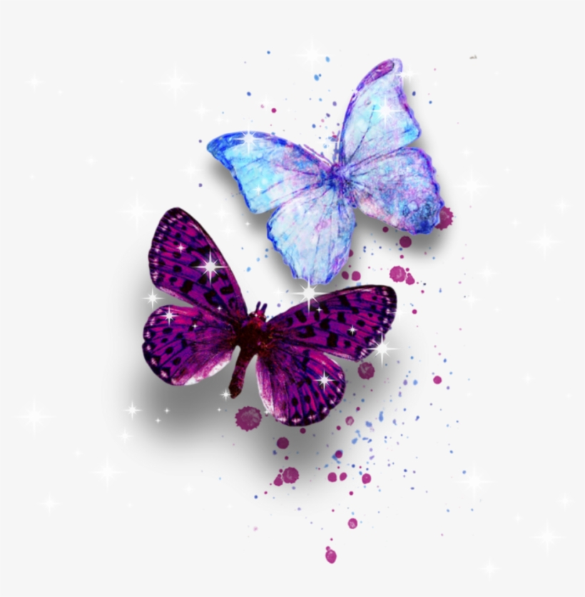 Watercolor Butterfly Butterflywings Mariposa Sticker - Mephibosheth, transparent png #17804