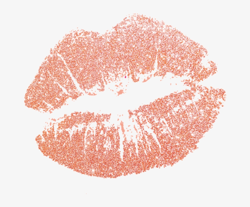 Rose Gold, Glitter, Glitter Lips - Rose Gold Lips Png, transparent png #17828