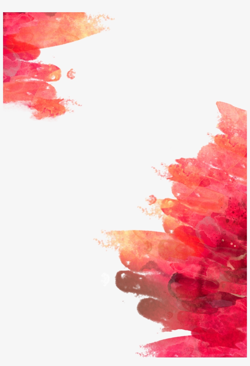 Painting Background Transprent Free - Red Watercolor Background Png, transparent png #17975