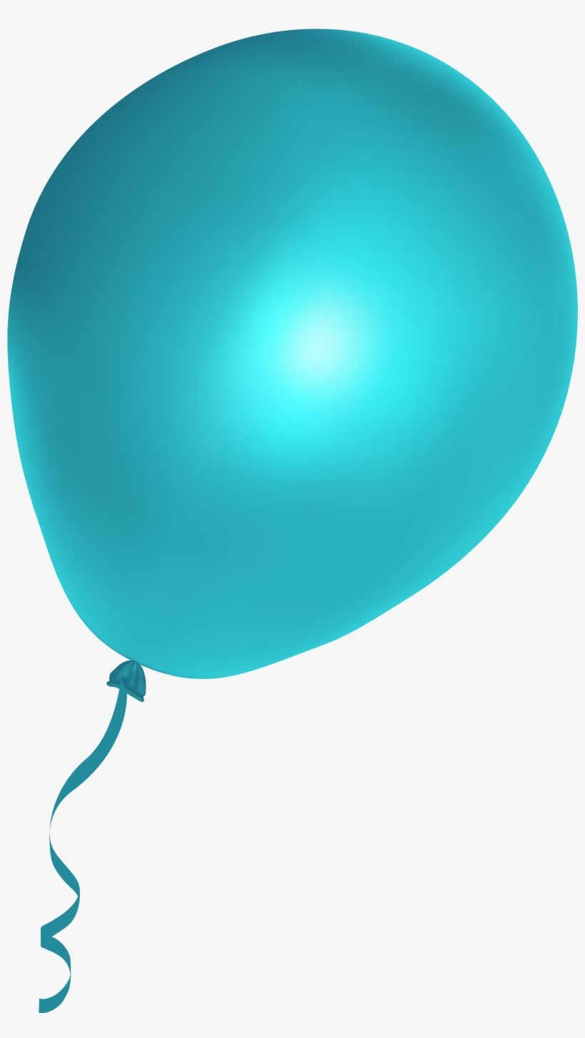 Cyan Balloon Png Image - Balloon Png, transparent png #18135