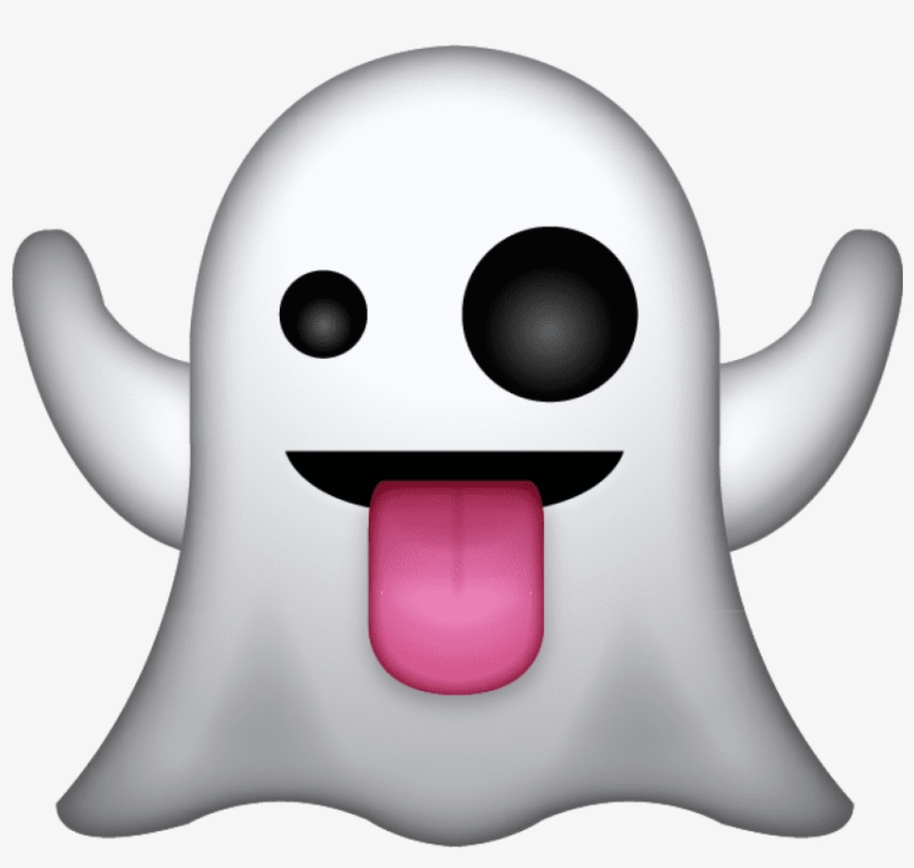 Free Png Ghost Png Images Transparent - Ghost Emoji Png, transparent png #18221