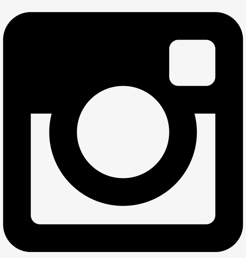 Instagram Logo - Black Instagram Logo, transparent png #18291