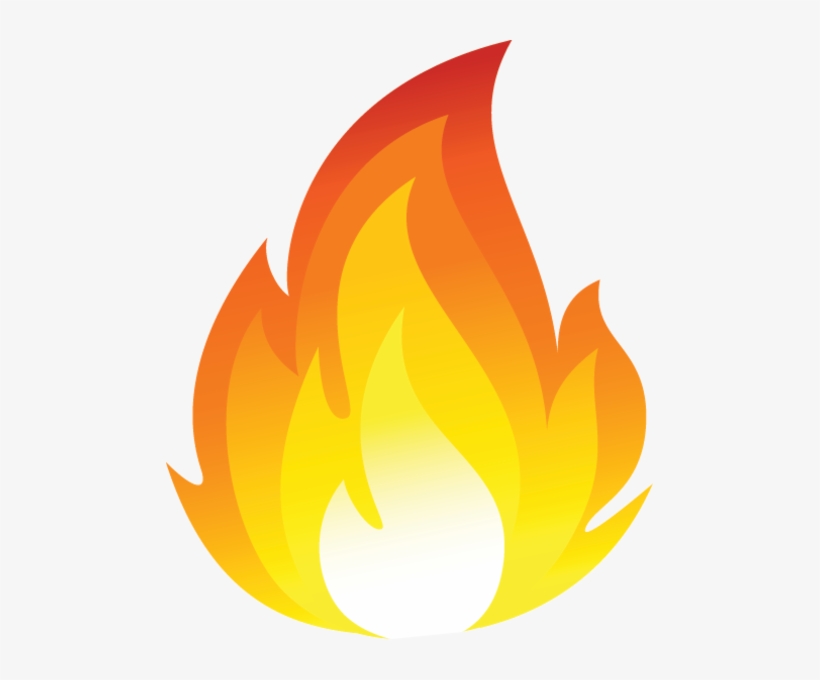 Cartoon Fire Flames - Llama Del Espiritu Santo, transparent png #18431