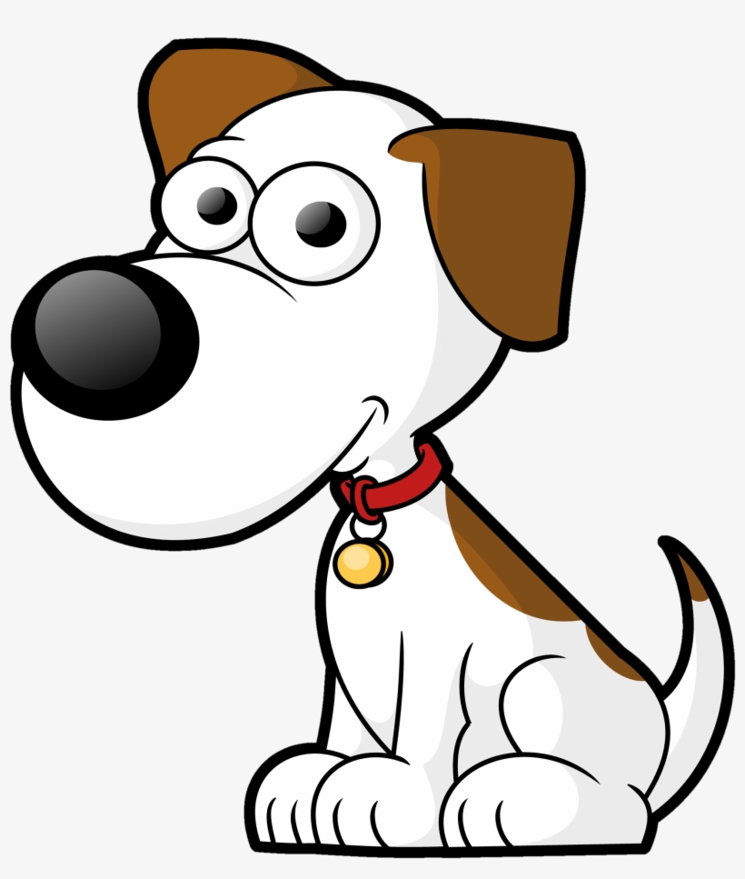 Free Cartoon Dog Vector Clip Art - Dog Clipart Png, transparent png #18550