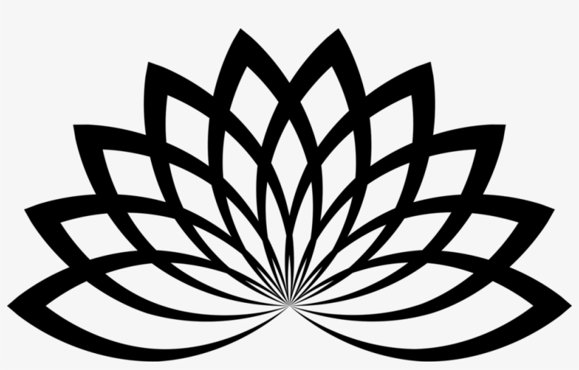 Lotus - Lotus Flower Line Art, transparent png #18650