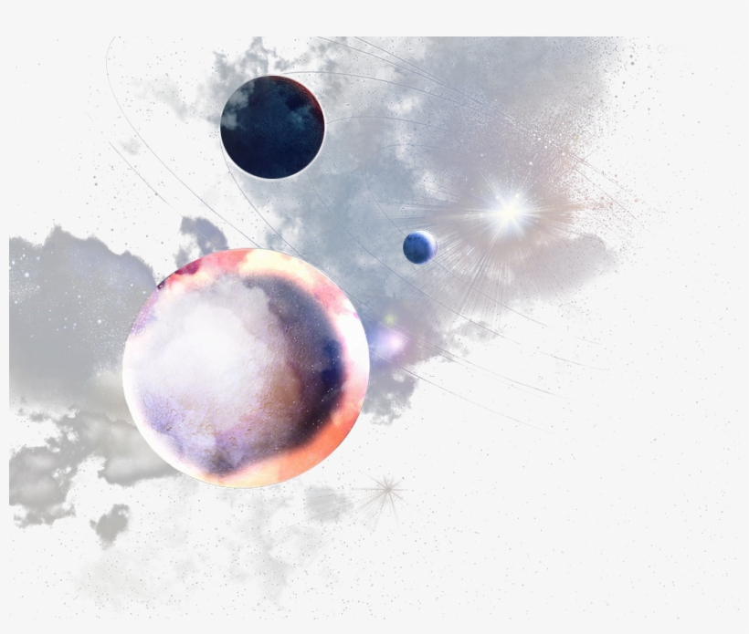 Planet Svg Watercolor Space - Sky Planet Png, transparent png #18834