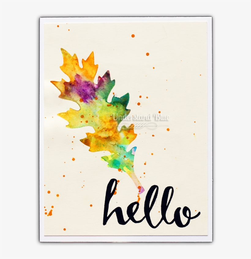She Die Cut An Image From Frog Tape Then Watercolored - Watercolor Painting, transparent png #19090