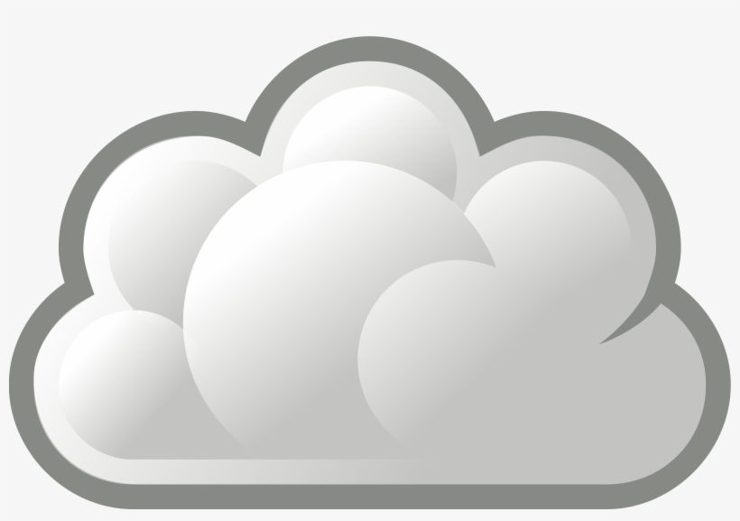 This Free Icons Png Design Of Stylized Basic Cloud, transparent png #19163
