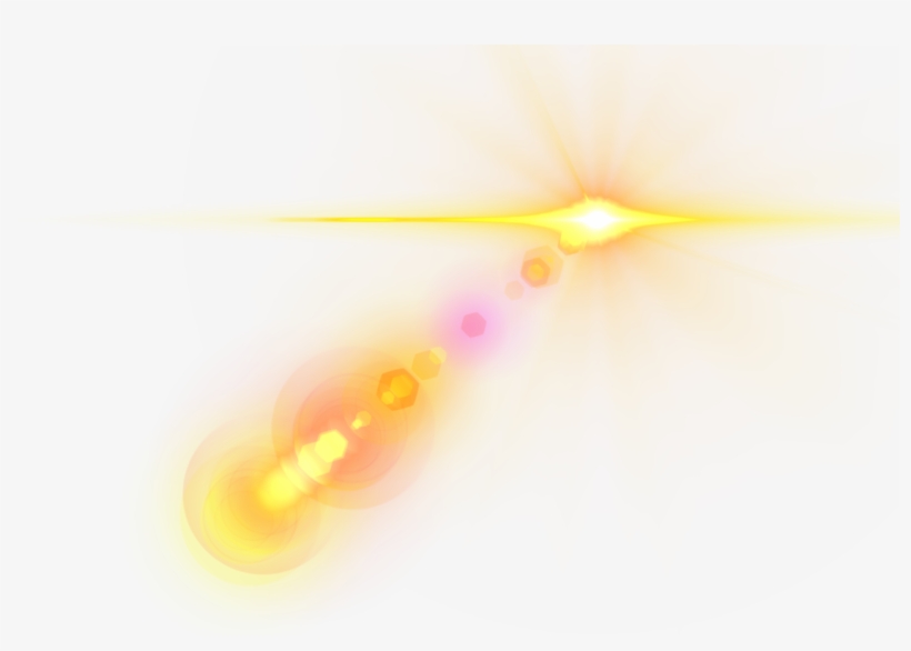 Yellow Lens Flare Png, transparent png #19615
