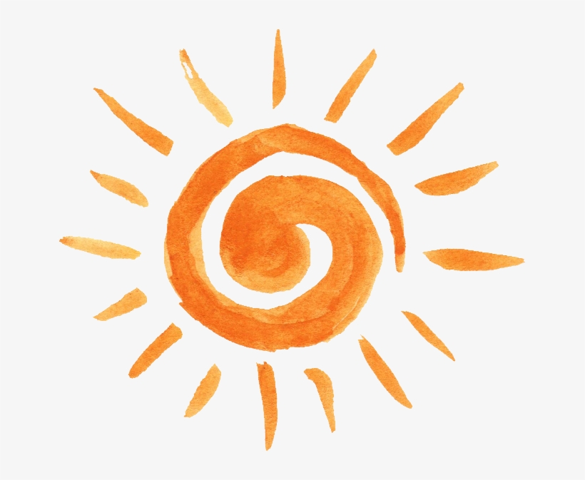 12 Watercolor Sun Vol, transparent png #19637