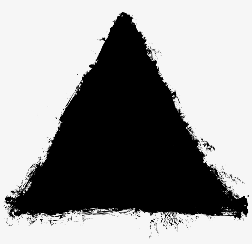 Png File Size - Grunge Triangle Png, transparent png #19973