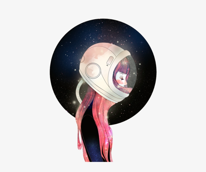 Astronaut Illustration, Astronaut Drawing, Space Illustration, - Karla Hernandez Charlotte, transparent png #100212