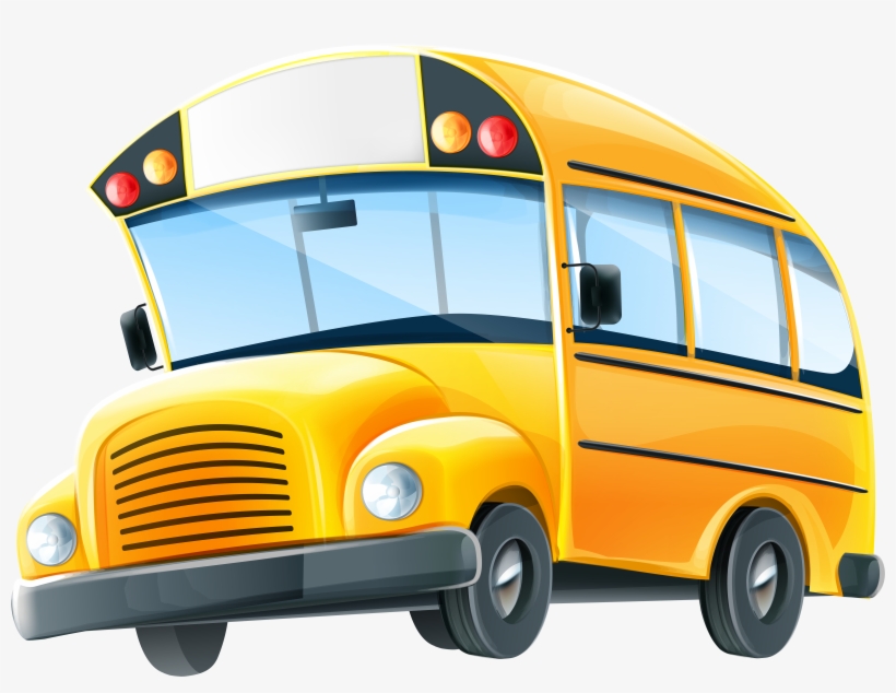 Clipart Bus Schol - School Bus Png Clipart, transparent png #100232