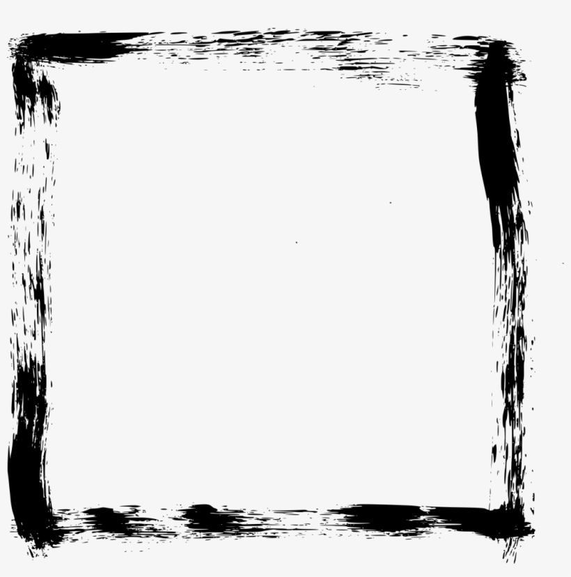 Png File Size - Brush Stroke Frames Png, transparent png #100233