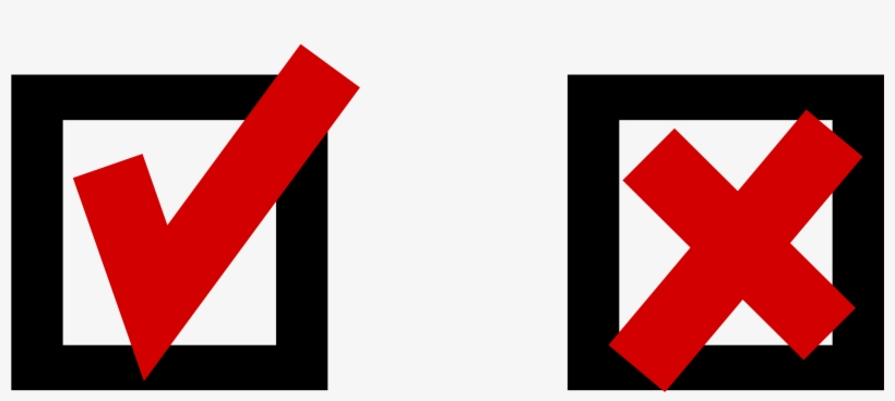 Check Mark Computer Icons Checkbox Download - Do's And Don Ts Vector, transparent png #100251
