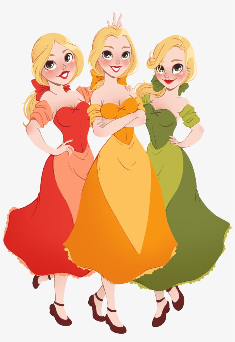 The Three Sisters From Beauty And The Beast Fuckyeahdisneyfanart - Silly Girls Beauty And The Beast Png, transparent png #100421