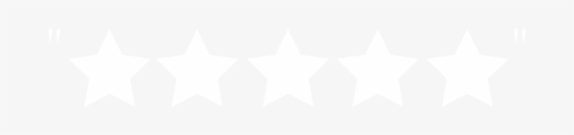 White Stars - Five Start Feedback, transparent png #100445