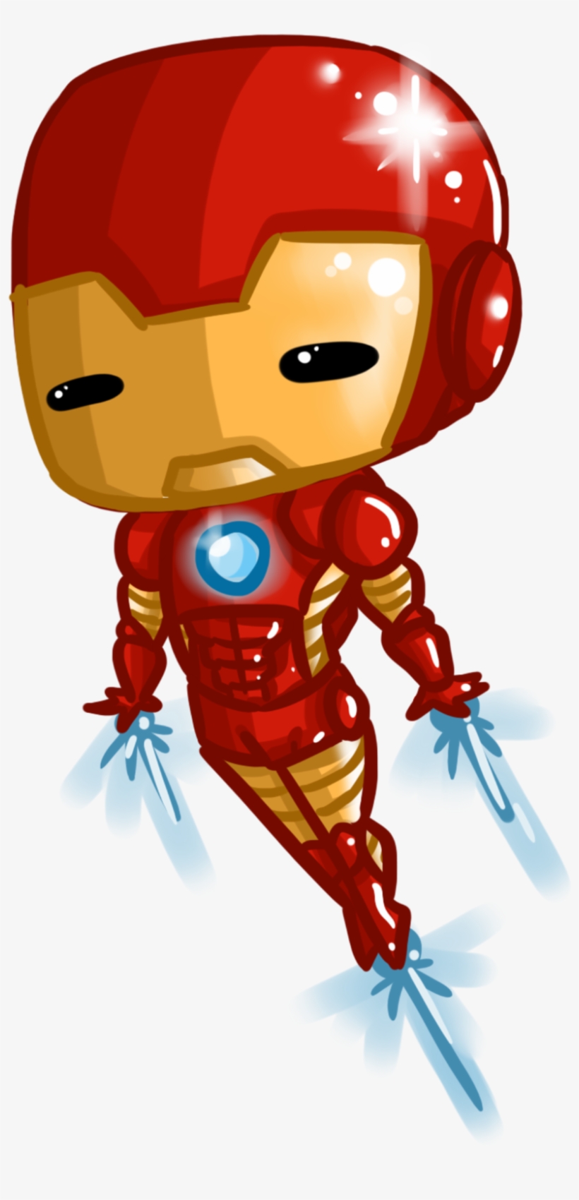 Iron Man - Chibi Avengers Iron Man, transparent png #100554