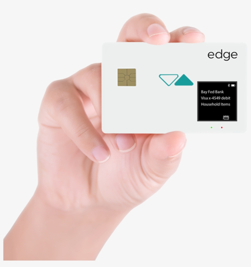 Edge Card Horizontal In Hand - Label, transparent png #100556